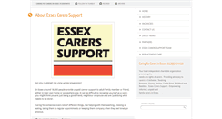 Desktop Screenshot of essexcarerssupport.org.uk